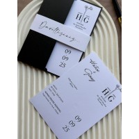 Siyah Kuşaklı Nişan, Nikah, Kına, Düğün Davetiyesi